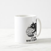 猫と魚 コーヒーマグカップ (正面右)