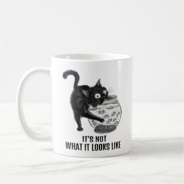 猫と魚 コーヒーマグカップ