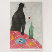 猫と魚 ジグソーパズル (縦)