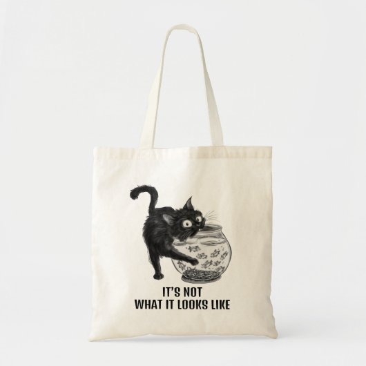 猫と魚 トートバッグ (正面)