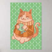 猫と魚 ポスター (正面)
