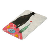 猫と魚 マグネット (左側)