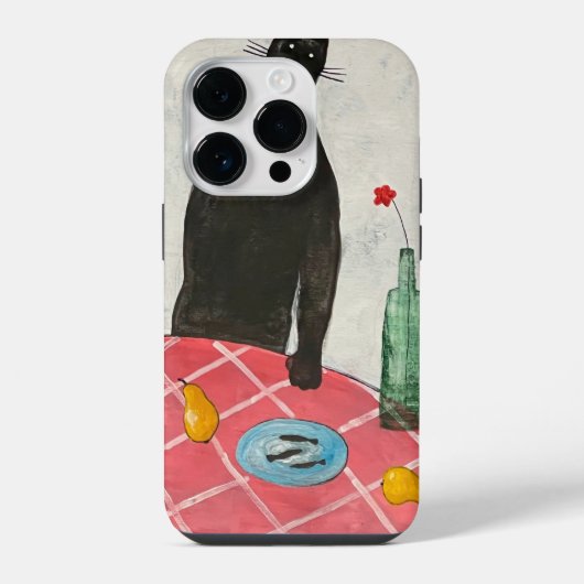 猫と魚 iPhoneケース (裏面)