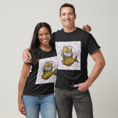 猫と魚 Tシャツ (ユニセックス)