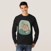 猫と魚 Tシャツ (正面フル)