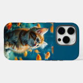猫と魚iPhone 16 Proケース Case-Mate iPhoneケース (裏面 (横))