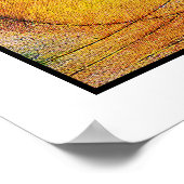 猫と鳥 – 抽象芸術アートポスタープリント ポスター (角)