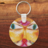 猫と鳥 – Paul Klee キーホルダー (正面)