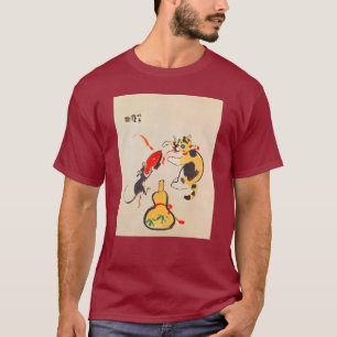 猫と鼠,栖鳳猫とマウス,セイフー,アー日本のト Tシャツ