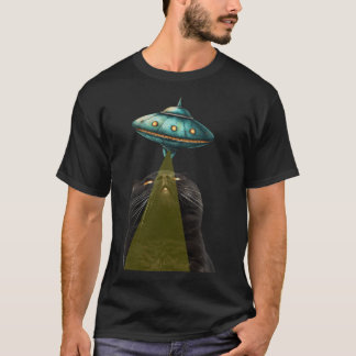 猫とUfo Tシャツ