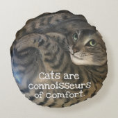 猫なし ラウンドクッション (裏面)