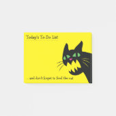 猫におもしろいな大騒ぎを食べ物を与えれば蜂蜜はリストします ポストイット (正面)