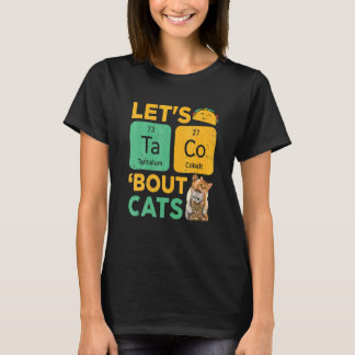 猫について語ろう+Aco+Cat Tシャツ