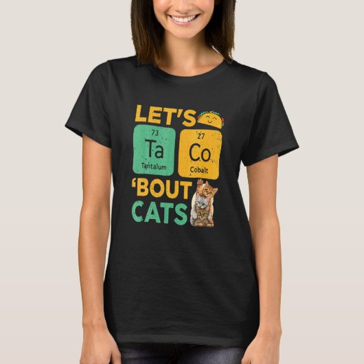猫について語ろう+Aco+Cat Tシャツ (正面)