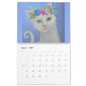 猫について2025年お洒落美術 カレンダー (3月 2027)