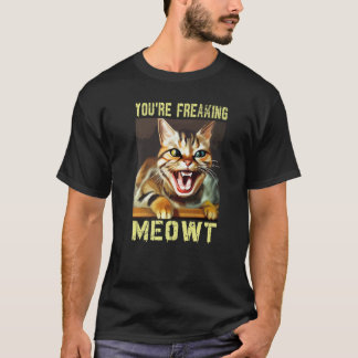 猫にゃんにゃんにさせちゃう 猫 ミーム 猫 パン 猫 Tシャツ