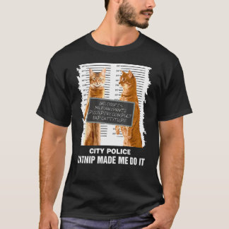 猫にやられてしまった 面白い 猫好きのためのギフト フー Tシャツ