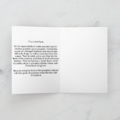 "猫によって"は物語およびメッセージカードが喘ぎます カード (内部)