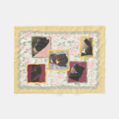 猫によって、子猫猫は甘い家が家へ帰ります フリースブランケット (正面(横))