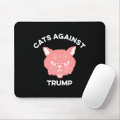猫によるトランプ政治抗議 マウスパッド (マウス)