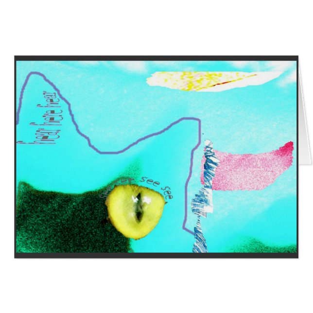 猫による自画像 (正面横)