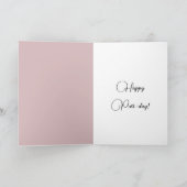 猫にシャワーキャップの誕生日 カード (内部)