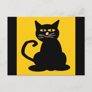 猫にブーをかける ポストカード