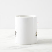 猫に仕事を任せろ コーヒーマグカップ (中央)