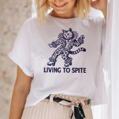 猫に対するおもしろい生活図解入りの、写真付きの Tシャツ