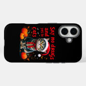 猫に対する麻薬とYesを断る Case-Mate iPhoneケース (裏面 (横))