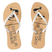 猫に気を付けエレガントなさい ビーチサンダル (ソール)