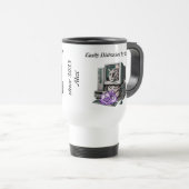 猫に気を使われおもしろいやすい – Cat Mug トラベルマグ (正面右)