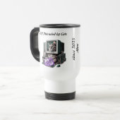 猫に気を使われおもしろいやすい – Cat Mug トラベルマグ (正面左)