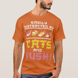 猫に気を使われやすい寿司日本キッチンキット Tシャツ