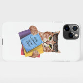 猫に気を使われやすい_冊の本かわいい猫の本 iPhoneケース (裏面横)