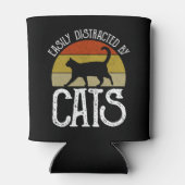 猫に気を取られる 缶クーラー (裏面)