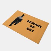 猫に注意 ドアマット (アングル)