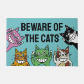 猫に用心せよ ドアマット (正面)