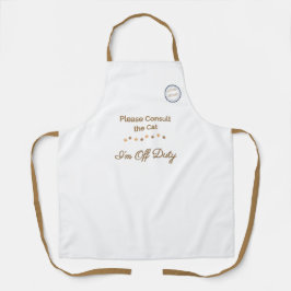 猫に相談して下さい：私は非番 エプロン