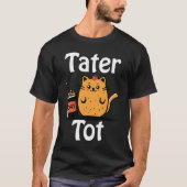 猫に触れる Tシャツ (正面)