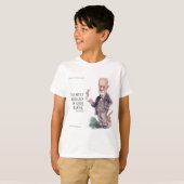 猫に関するフロイトの名言 ボーイズ Tシャツ (正面フル)