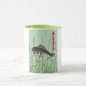 猫に魚 マグカップ (中央)