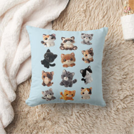 猫ぬいぐるみコレクション クッション