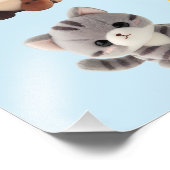 猫ぬいぐるみコレクション フォトプリント (角)