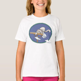 猫のいたずらパターン Tシャツ