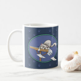 猫のいたずら模様 コーヒーマグカップ