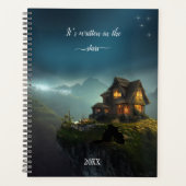 猫のいる天体ファンタジー プランナー手帳 (正面)