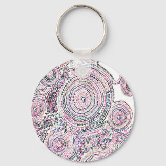 猫のいる算数曼荼羅 キーホルダー