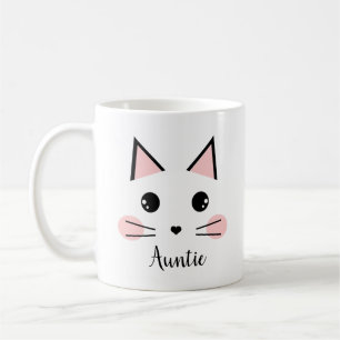 猫のおばちゃん コーヒーマグカップ