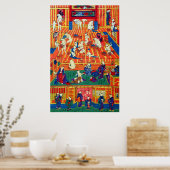 猫のおぶうや,作者不詳ホット春の猫,作家不明 ポスター (キッチン)